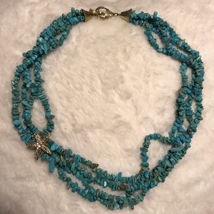 💋Turquoise statement necklace
